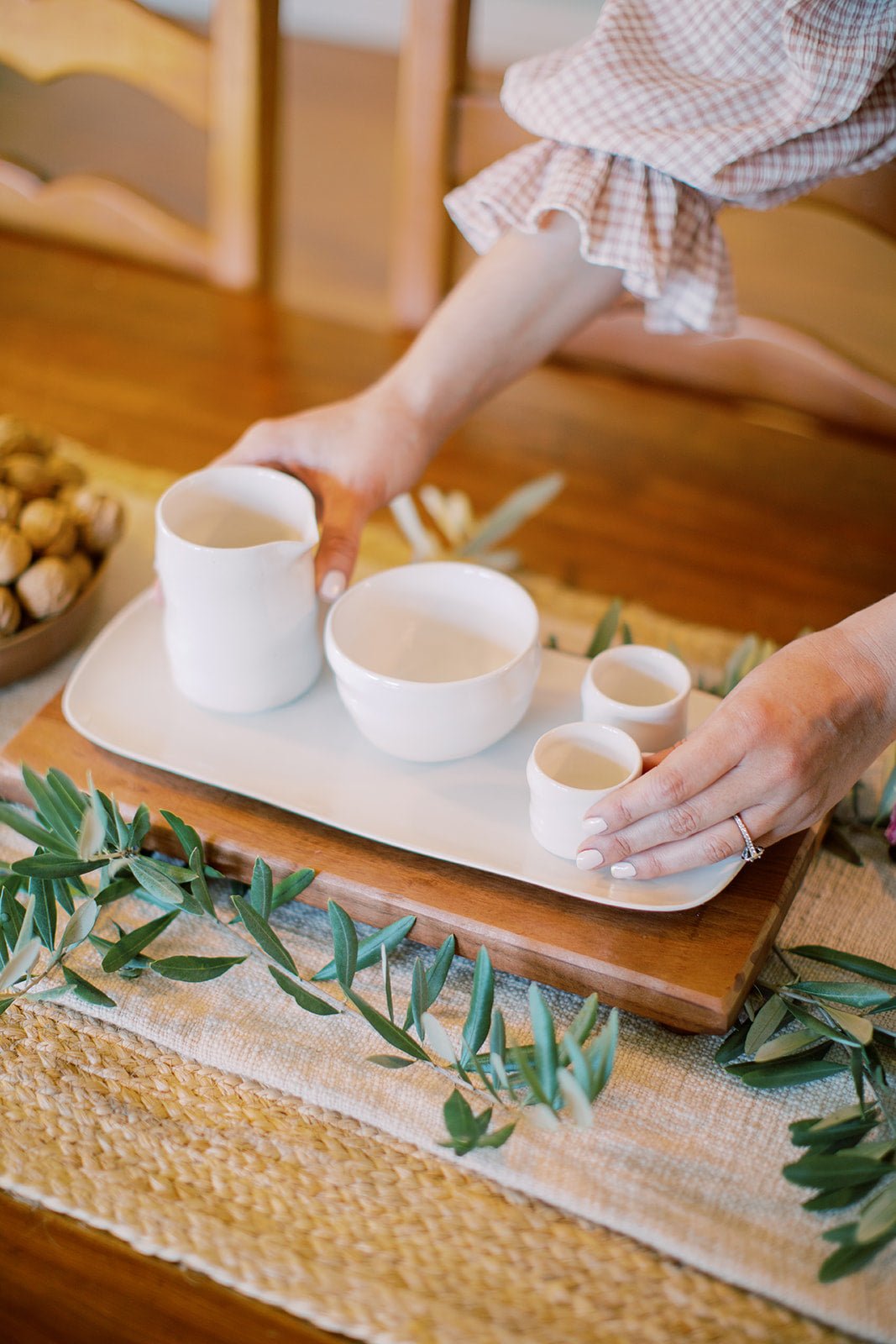 ceramic home communion set